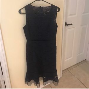 BCBG Max Azria Navy Lace Dress